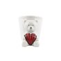 VASO CERAMICA ORSETTO CUORE