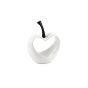 VASO CERAMICA CILIEGIA CUORE BIANCO