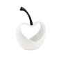 VASO CERAMICA CILIEGIA CUORE BIANCO