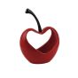 VASO CERAMICA CILIEGIA CUORE ROSSO