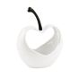 VASO CERAMICA CILIEGIA CUORE BIANCO