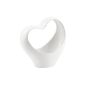 VASO CERAMICA CUORE BIANCO
