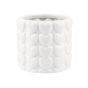 CILINDRO CERAMICA CUORE BIANCO