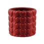 CILINDRO CERAMICA CUORE ROSSO