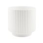 CILINDRO RIGATO CERAMICA BIANCO