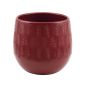 VASO CERAMICA ROSSO