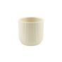 CILINDRO RIGATO CERAMICA AVORIO