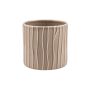 CILINDRO RIGATO CERAMICA TORTORA