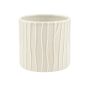 CILINDRO RIGATO CERAMICA AVORIO