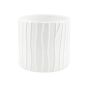 CILINDRO RIGATO CERAMICA BIANCO