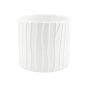 CILINDRO RIGATO CERAMICA BIANCO