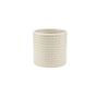 CILINDRO PUNTINATO CERAMICA AVORIO