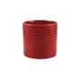CILINDRO PUNTINATO CERAMICA ROSSO
