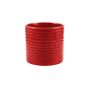 CILINDRO PUNTINATO CERAMICA ROSSO