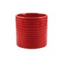CILINDRO PUNTINATO CERAMICA ROSSO