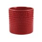 CILINDRO PUNTINATO CERAMICA ROSSO