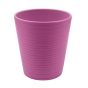 VASO CERAMICA RIGATO FUCSIA