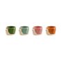 VASO LUMACA CERAMICA 4 COLORI ASS.