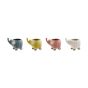 VASO ELEFANTE CERAMICA 4 COLORI ASS.
