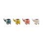 VASO ELEFANTE CERAMICA 4 COLORI ASS.