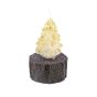 ALBERO NATALE CON TRONCO ORO GLITTER