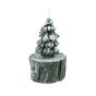 ALBERO NATALE CON TRONCO VE/VE GLITT
