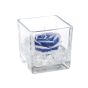 CUBO 80X80 CANDELA BLU CON GHIACCIO