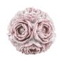 SFERA CON RANUNCOLO ROSA ANTICO PERL