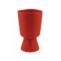 VASO CERAMICA ROSSO