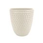 VASO CERAMICA AVORIO C/PLATO PLASTIC