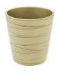 VASO CERAMICA RIGATO CHAMPAGNE