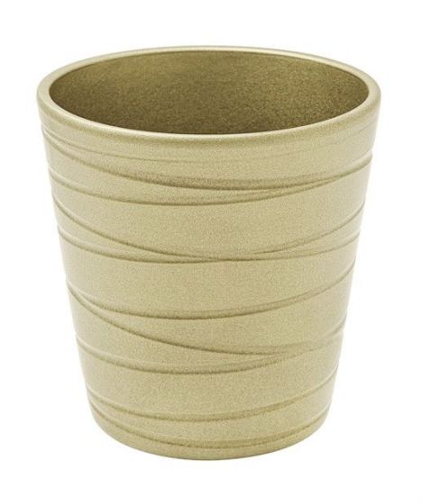 VASO CERAMICA RIGATO CHAMPAGNE