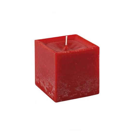 MOCCOLO QUADRATO RUSTICO ROSSO