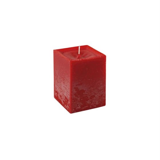 MOCCOLO QUADRATO RUSTICO ROSSO