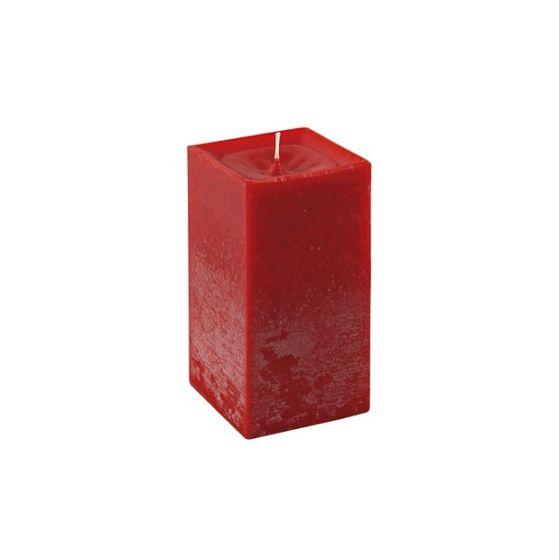 MOCCOLO QUADRATO RUSTICO ROSSO