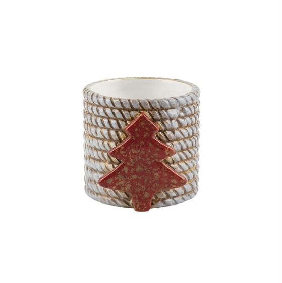 VASO CERAMICA ALBERO DI NATALE