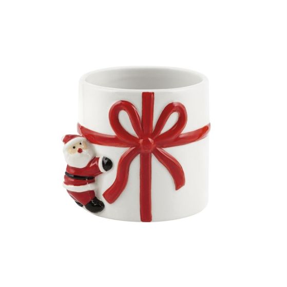 CILINDRO CERAMICA BABBO NATALE