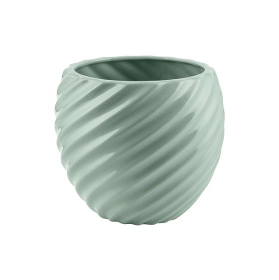 SFERA CERAMICA SPIRALE VERDE MENTA