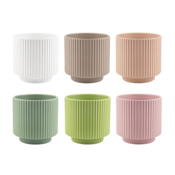 CILINDRO RIGATO CERAMICA COLORI ASS.