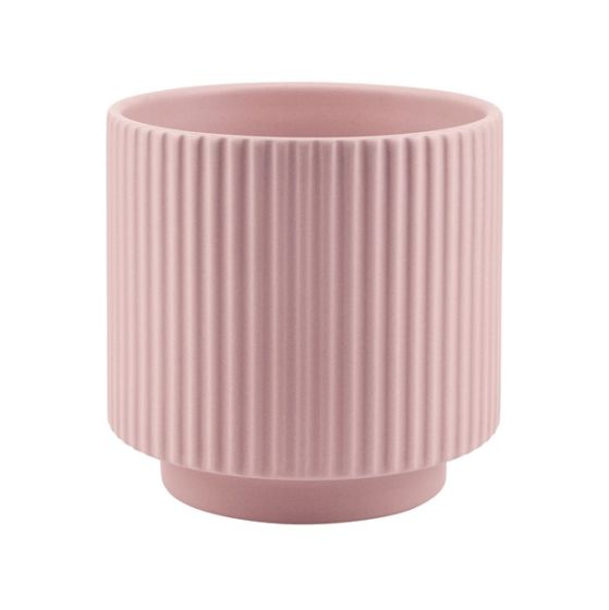 CILINDRO RIGATO CERAMICA ROSA