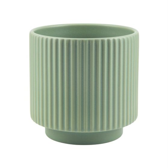 CILINDRO RIGATO CERAMICA VERDE