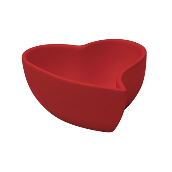 CUORE CERAMICA ROSSO MEDIO