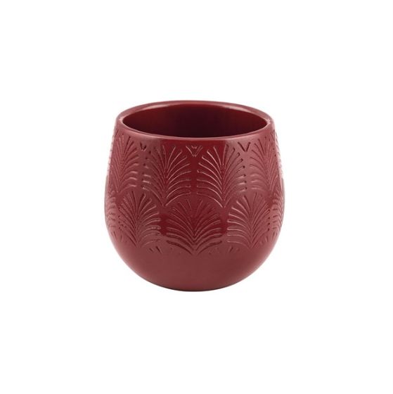 VASO CERAMICA ROSSO