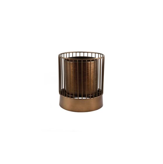 PORTAPIANTA METALLO BRONZO