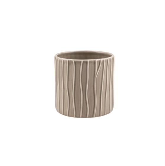 CILINDRO RIGATO CERAMICA TORTORA