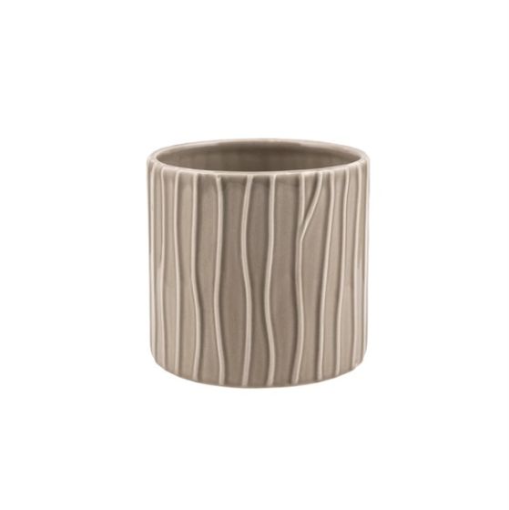 CILINDRO RIGATO CERAMICA TORTORA