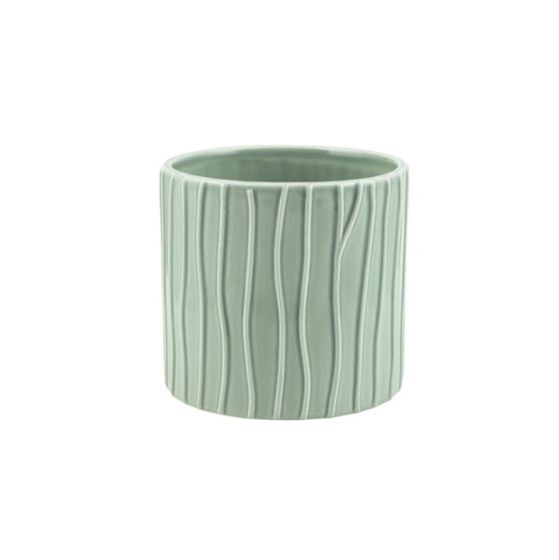 CILINDRO RIGATO CERAMICA VERDE SALV.