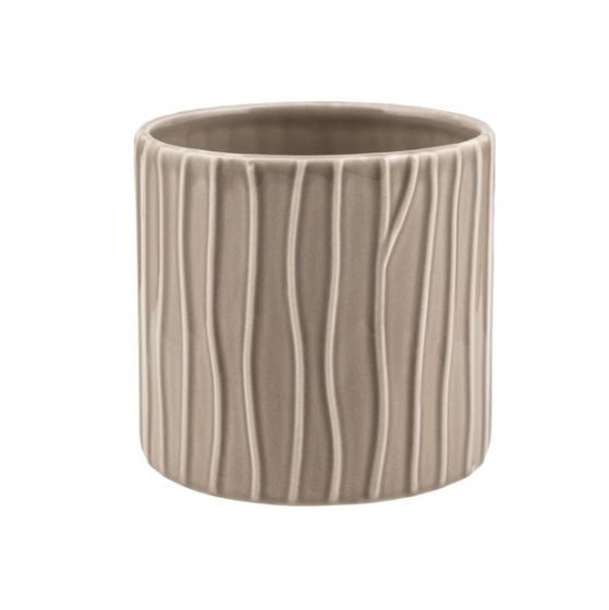 CILINDRO RIGATO CERAMICA TORTORA