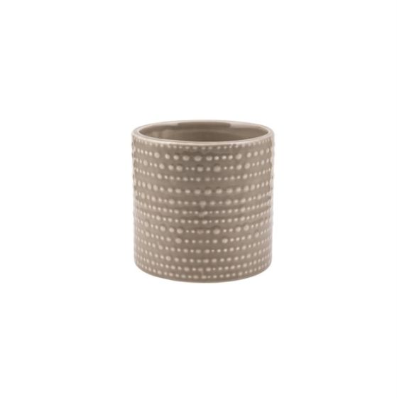 CILINDRO PUNTINATO CERAMICA TORTORA