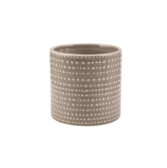 CILINDRO PUNTINATO CERAMICA TORTORA